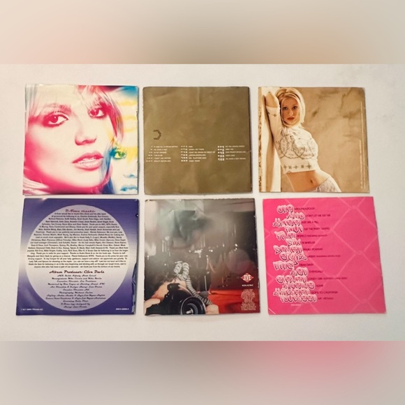 Lot Of 6 Pop Artist Cd Artwork Booklets Only - Picture 2 of 2